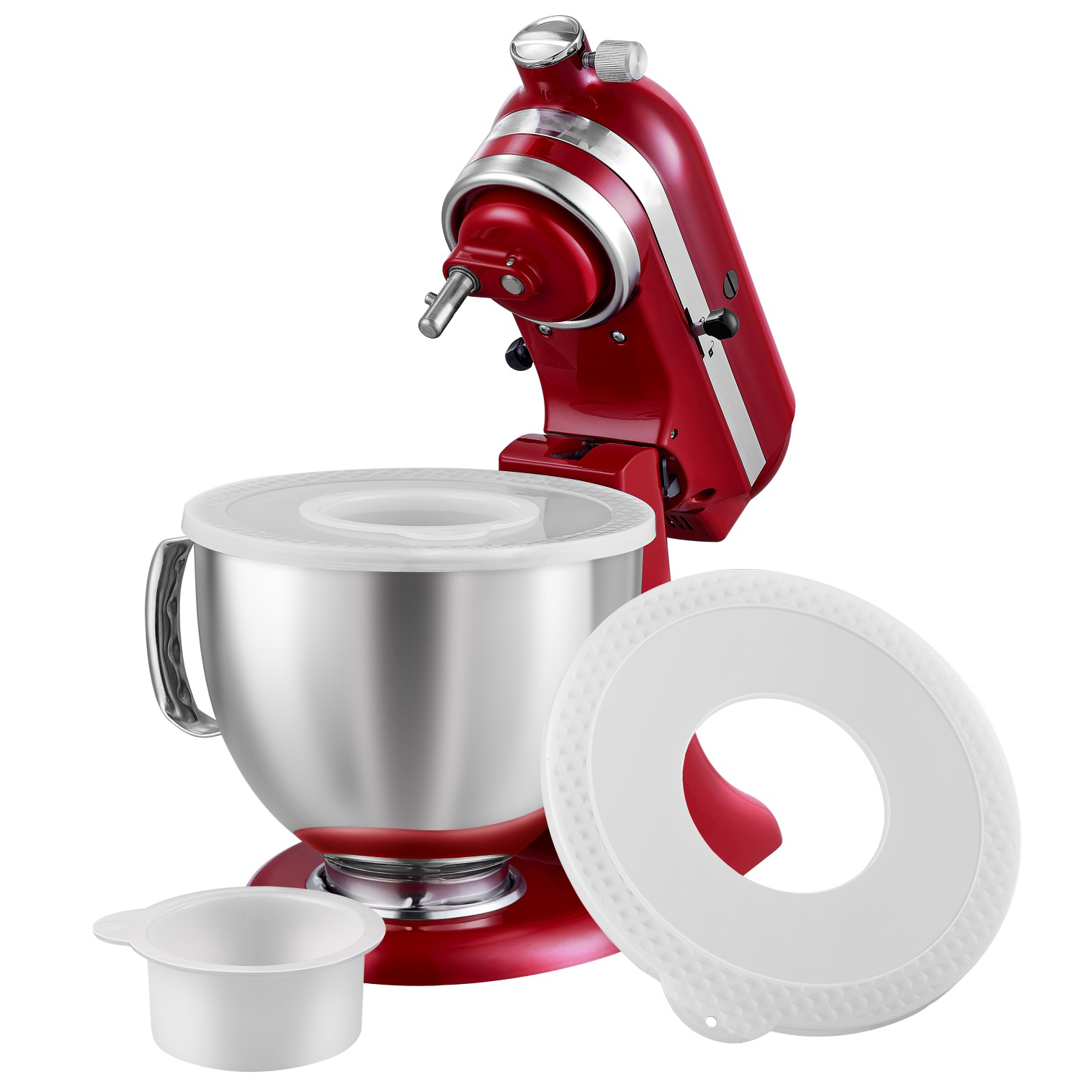 Commercial Kitchenaid - 1 個/2 個ミキサーボウルカバーキッチンエイド 4.5-5 クォートチルトヘッドスタンドミキサーボウルカバー蓋