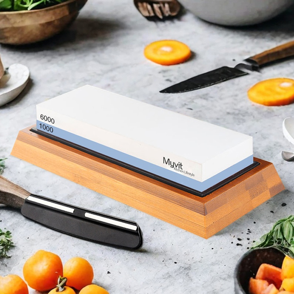 Commercial Kitchen Knife Set - 砥石 包丁研ぎ器 プロ仕様 両面砥石セット 研磨器 キッチン用品