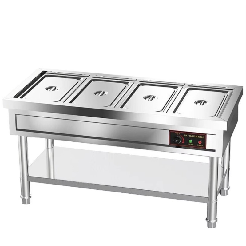 Commercial Kitchen Vinyl - 業務用厨房加熱機器 ホットポットテーブル家電 ステンレス製ビュッフェフードヒーター