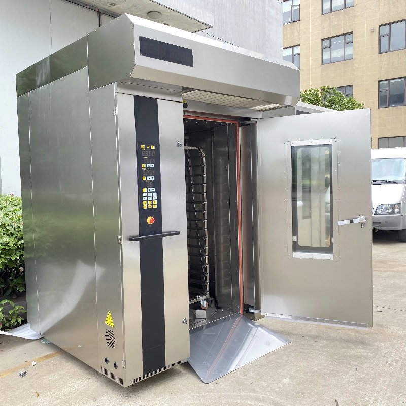 32＆64トレイ新品ガス/電気式業務用オーブン大型回転式ベー - Rotary Bakery Oven review and price