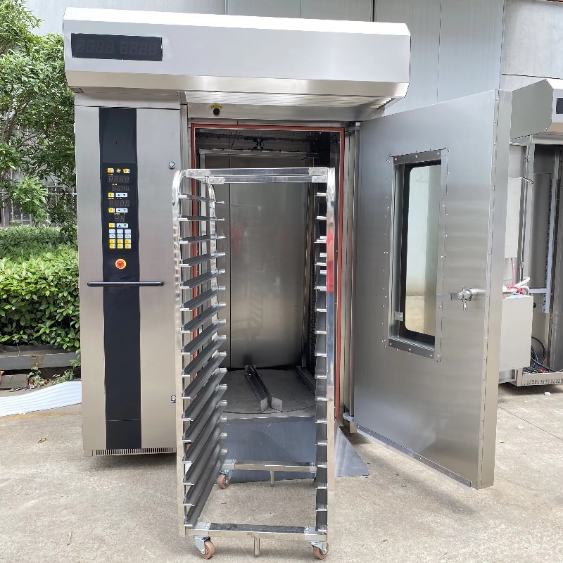 32＆64トレイ新品ガス/電気式業務用オーブン大型回転式ベー - Rotary Bakery Oven review and price