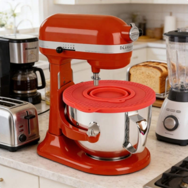 シリコン製ミキサーボウルカバー キッチンエイド4.5～5クォ - Commercial Kitchenaid review and price