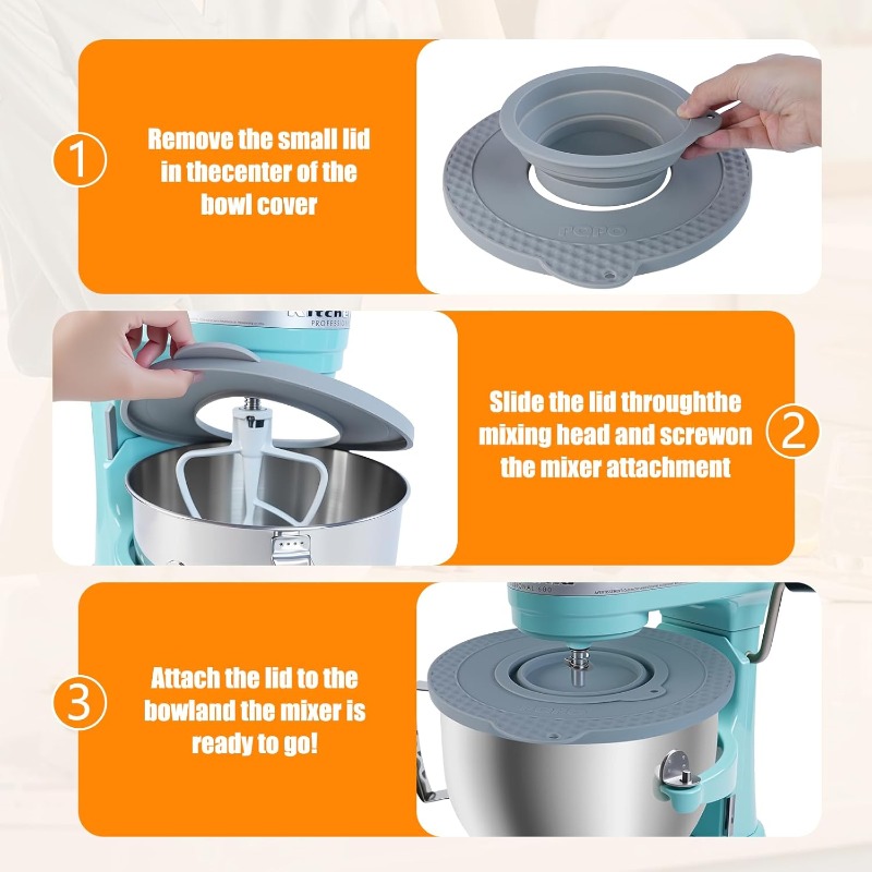 シリコン製ミキサーボウルカバー キッチンエイド4.5～5クォ - Commercial Kitchenaid review and price