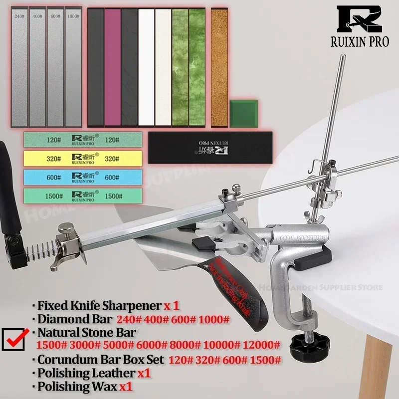 RUIXIN プロ RX009 2023 固定角ナイフ研ぎ機 - Commercial Kitchen Knife Set review and price