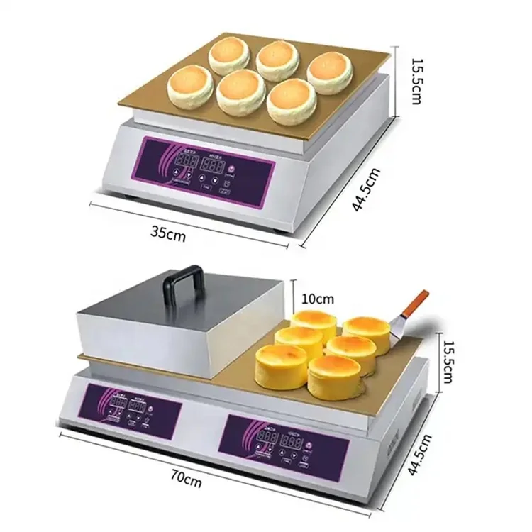業務用スフレソフトケーキノンスティック銅製パンケーキメーカー - Waffle Maker Commercial review and price