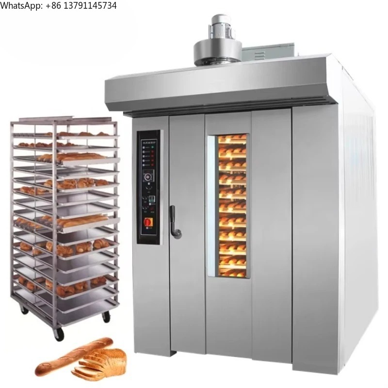 ガス・ディーゼル・電気式業務用回転オーブン、パン屋向け販売、 - Rotary Bakery Oven review and price