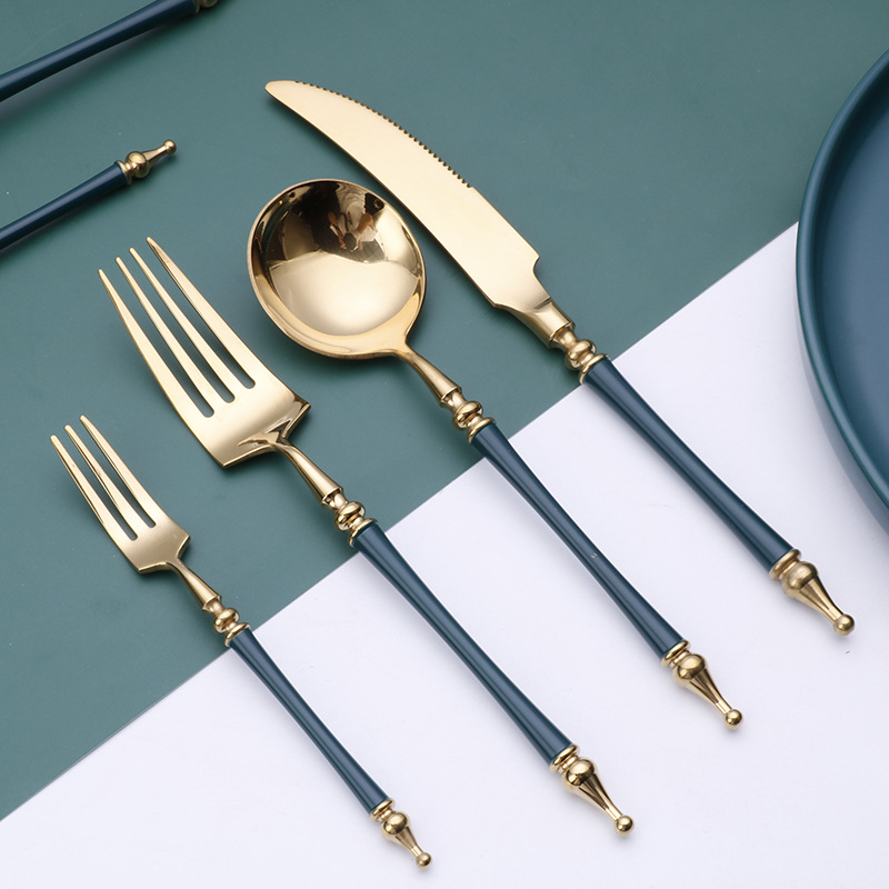 ステンレス鋼カトラリーセット、西洋ローマのコラムナイフ、フォ - Commercial Kitchen Knife Set review and price