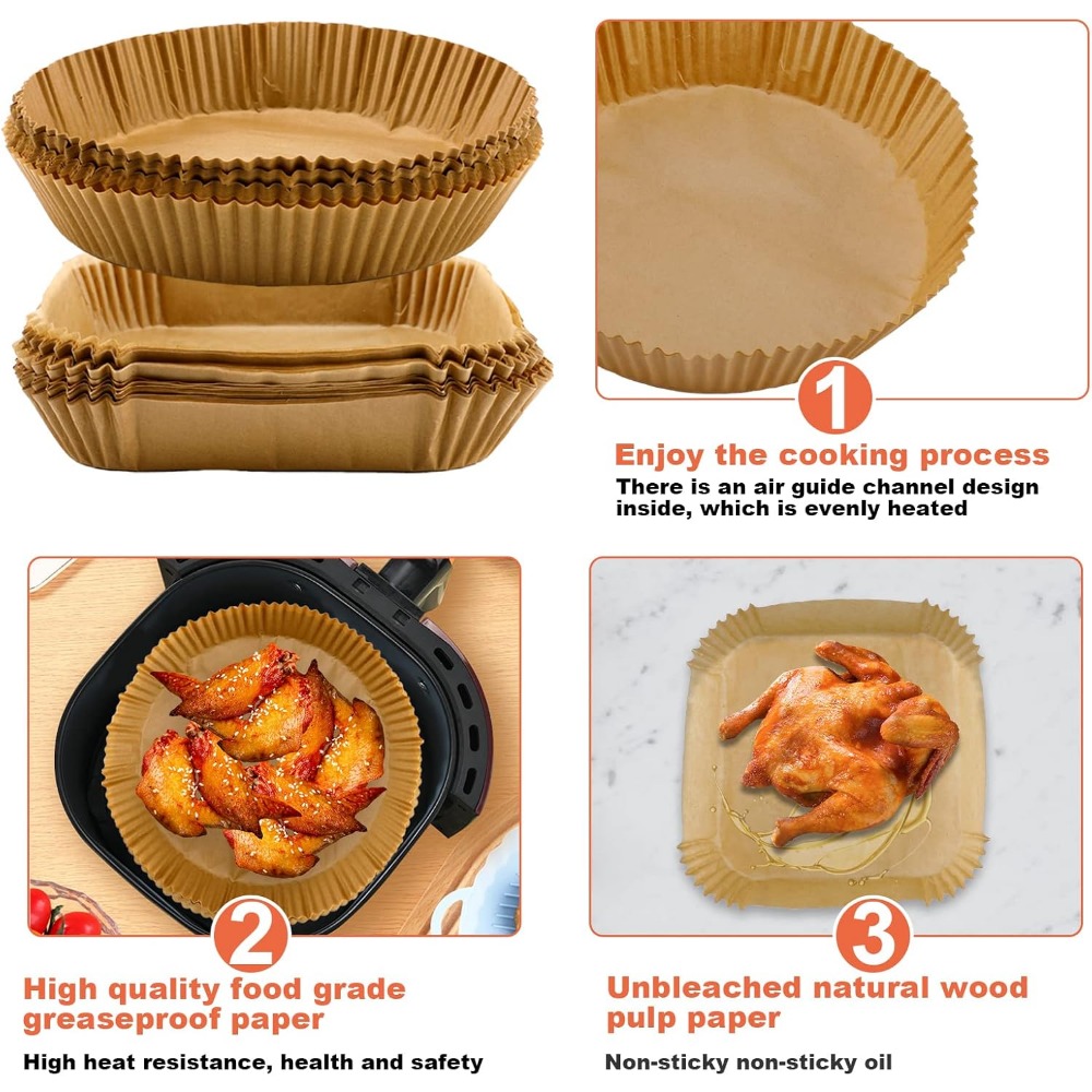 使い捨てエアフライヤー,丸型,正方形,長方形,焦げ付き防止, - Commercial Kitchen Pans review and price