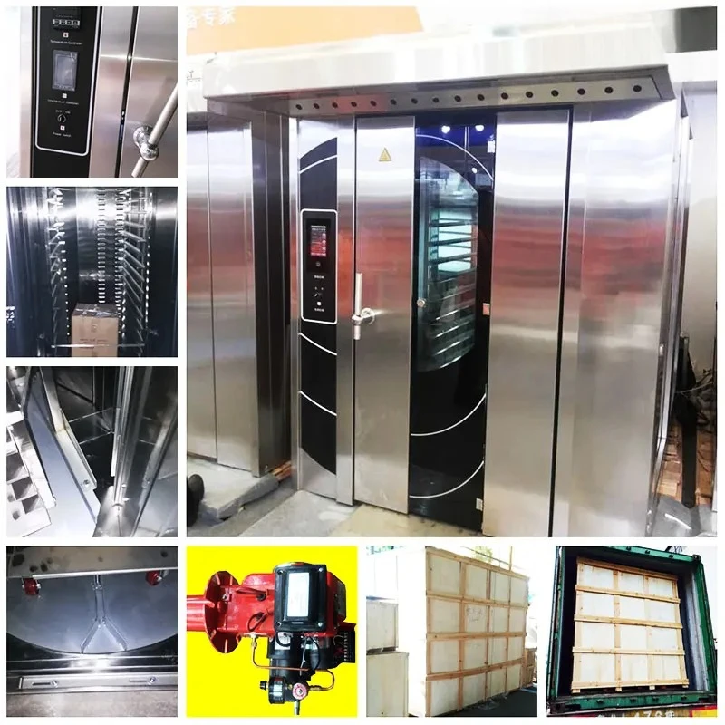 ホテルレストラン厨房用32トレー業務用高生産性ベーカリー機器 - Rotary Bakery Oven review and price