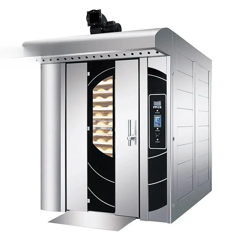 ホテルレストラン厨房用32トレー業務用高生産性ベーカリー機器 - Rotary Bakery Oven review and price