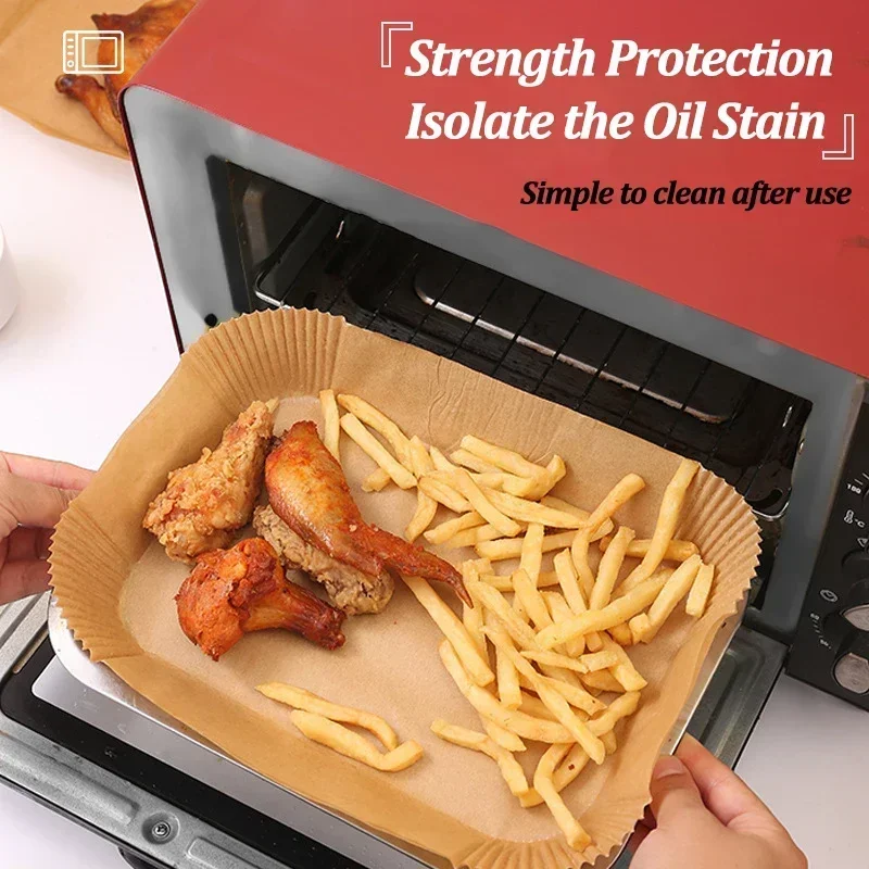 使い捨てエアフライヤー紙ノンスティックキッチンベーキングエア - Commercial Kitchen Pans review and price