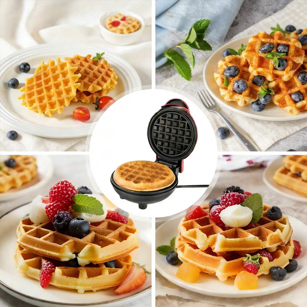 サンドイッチケーキベーキングトレイ、家庭用朝食用電気ベーキン - Waffle Maker Commercial review and price