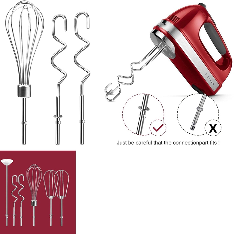 ステンレス鋼ハンドミキサーアタッチメント、ビーター、泡立て器 - Commercial Kitchenaid review and price