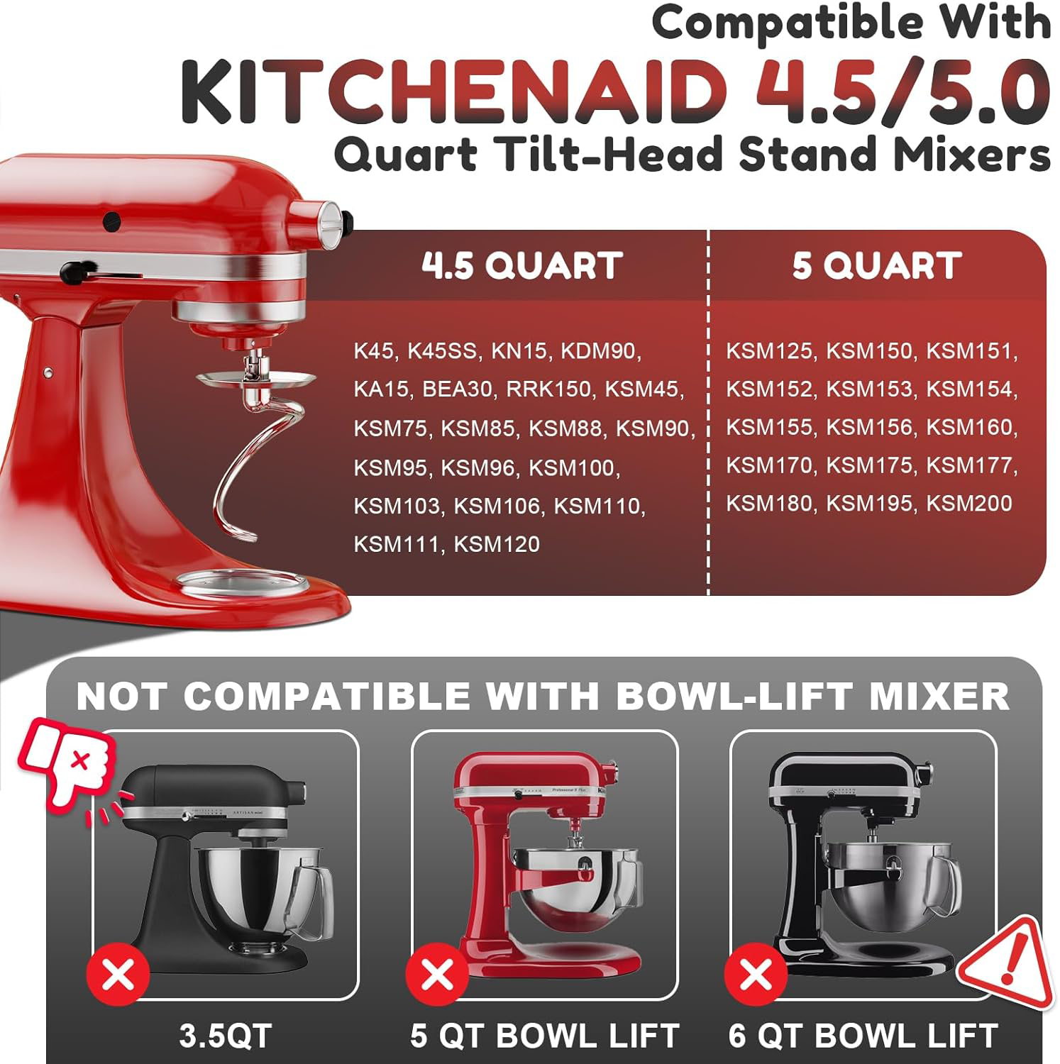 スパイラルサワードフック,台所用品のサポート,チルトヘッドア - Commercial Kitchenaid review and price