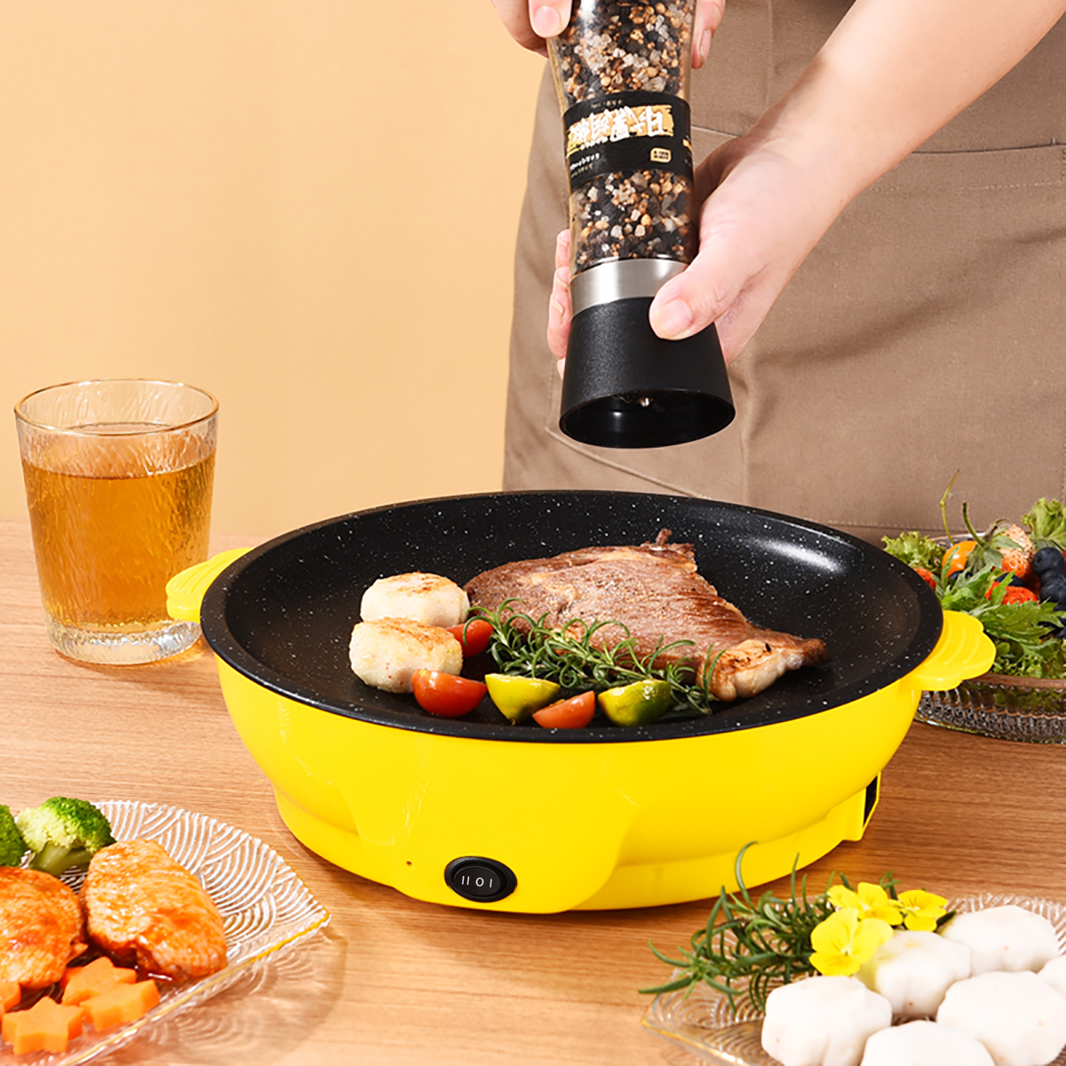 220V 多機能電気ベーキングトレイ Koekenpan N - Rotary Bakery Oven review and price