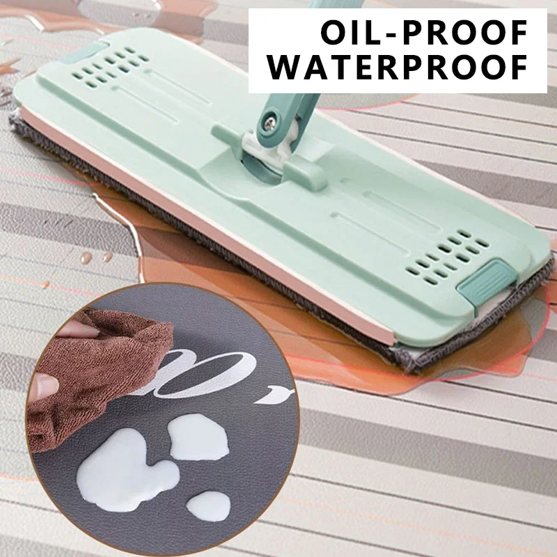 キッチンラグ PVC 防水 レザーカーペット ベージュ ロン - Commercial Kitchen Vinyl review and price