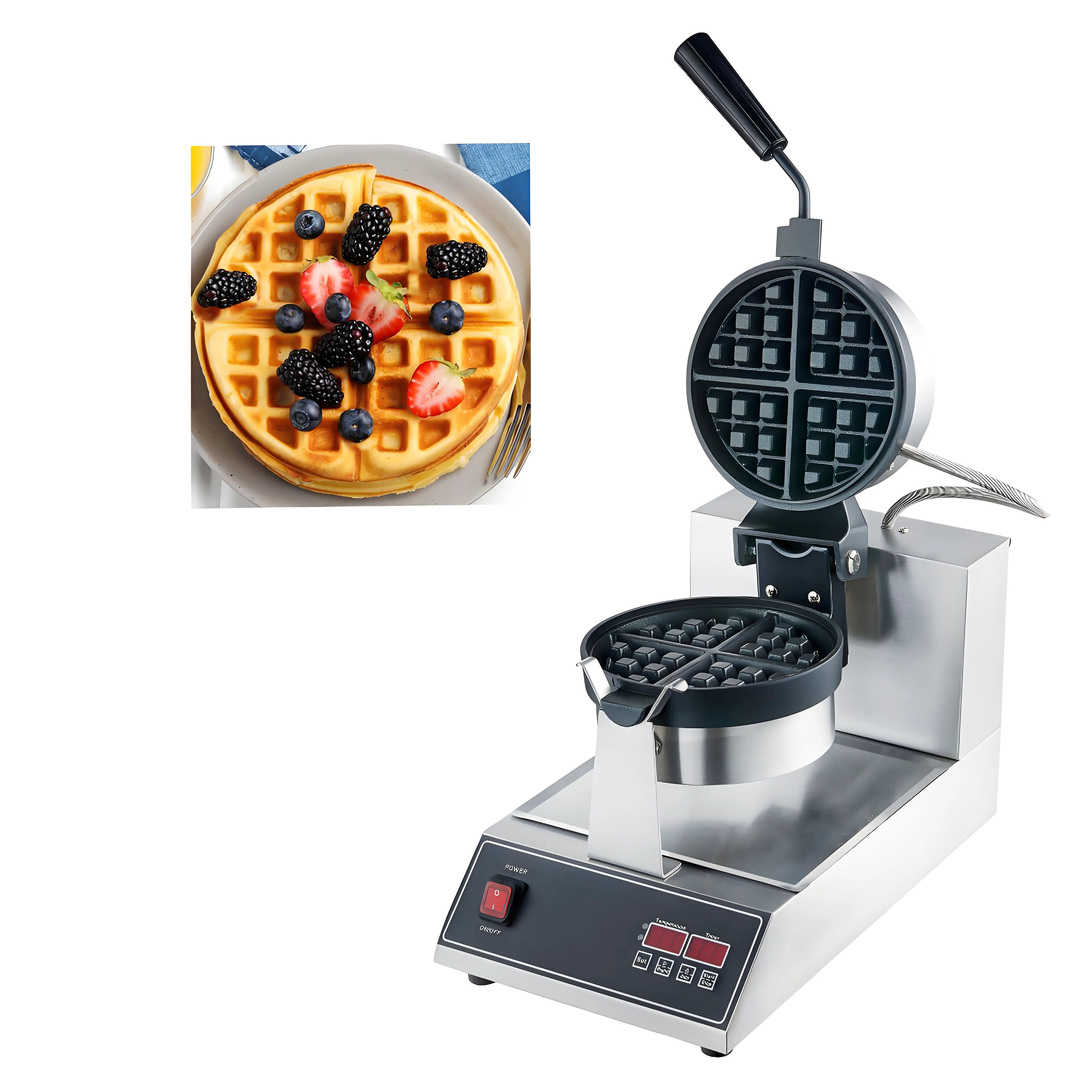 食品調理器具 業務用ワッフルメーカー 電気式ノンスティックマ - Waffle Maker Commercial review and price