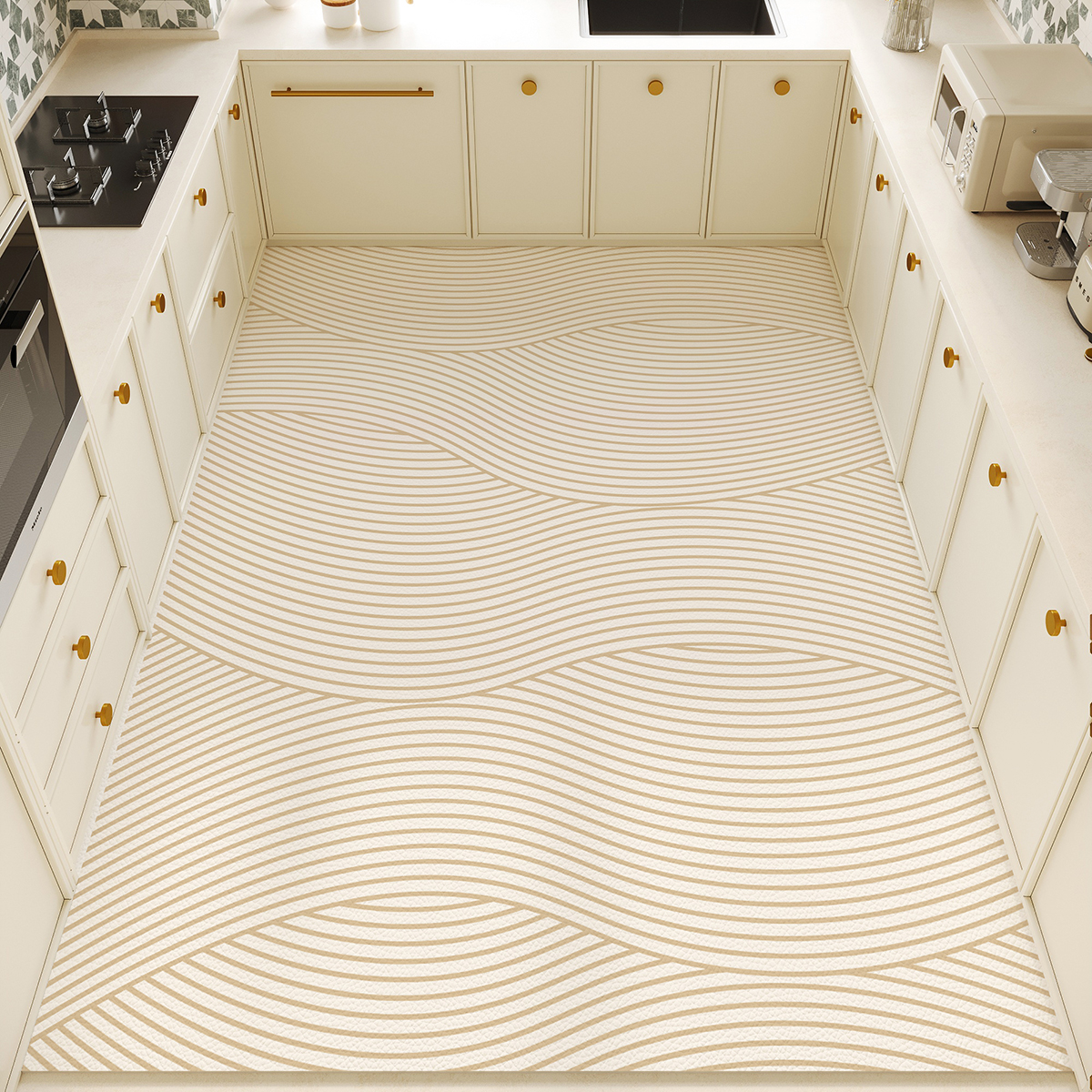 PVC キッチンカーペット防水ノンスリップフロアマット耐油家 - Commercial Kitchen Vinyl review and price