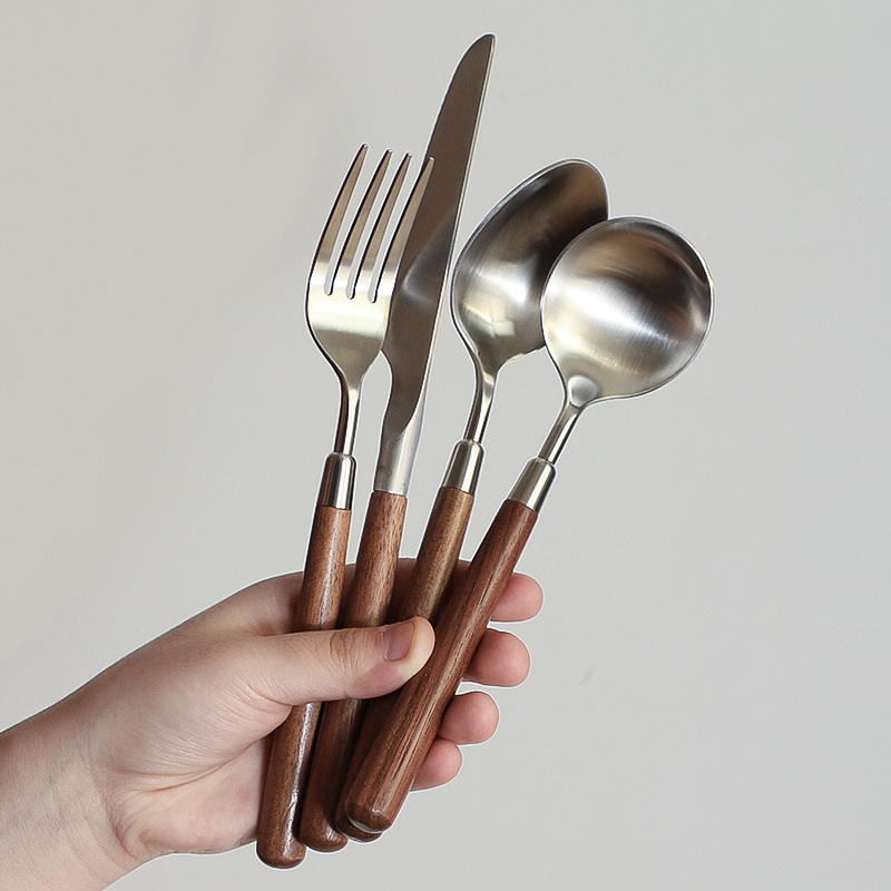 ヴィンテージ304ステンレス鋼食器セット,ディナープレート, - Commercial Kitchen Knife Set review and price