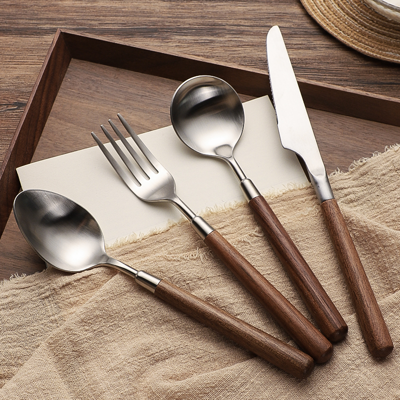 ヴィンテージ304ステンレス鋼食器セット,ディナープレート, - Commercial Kitchen Knife Set review and price