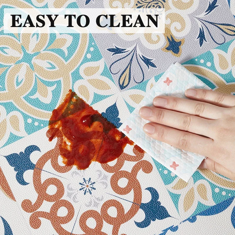 キッチンフロアマット防水滑り止めビニールカーペット洗濯不要消 - Commercial Kitchen Vinyl review and price
