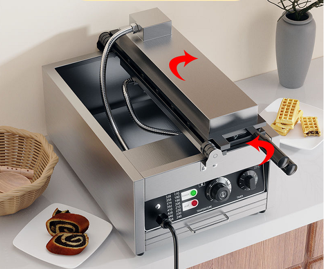 6個用電気ビッグフィッシュワッフルメーカー |   たい焼き - Waffle Maker Commercial review and price
