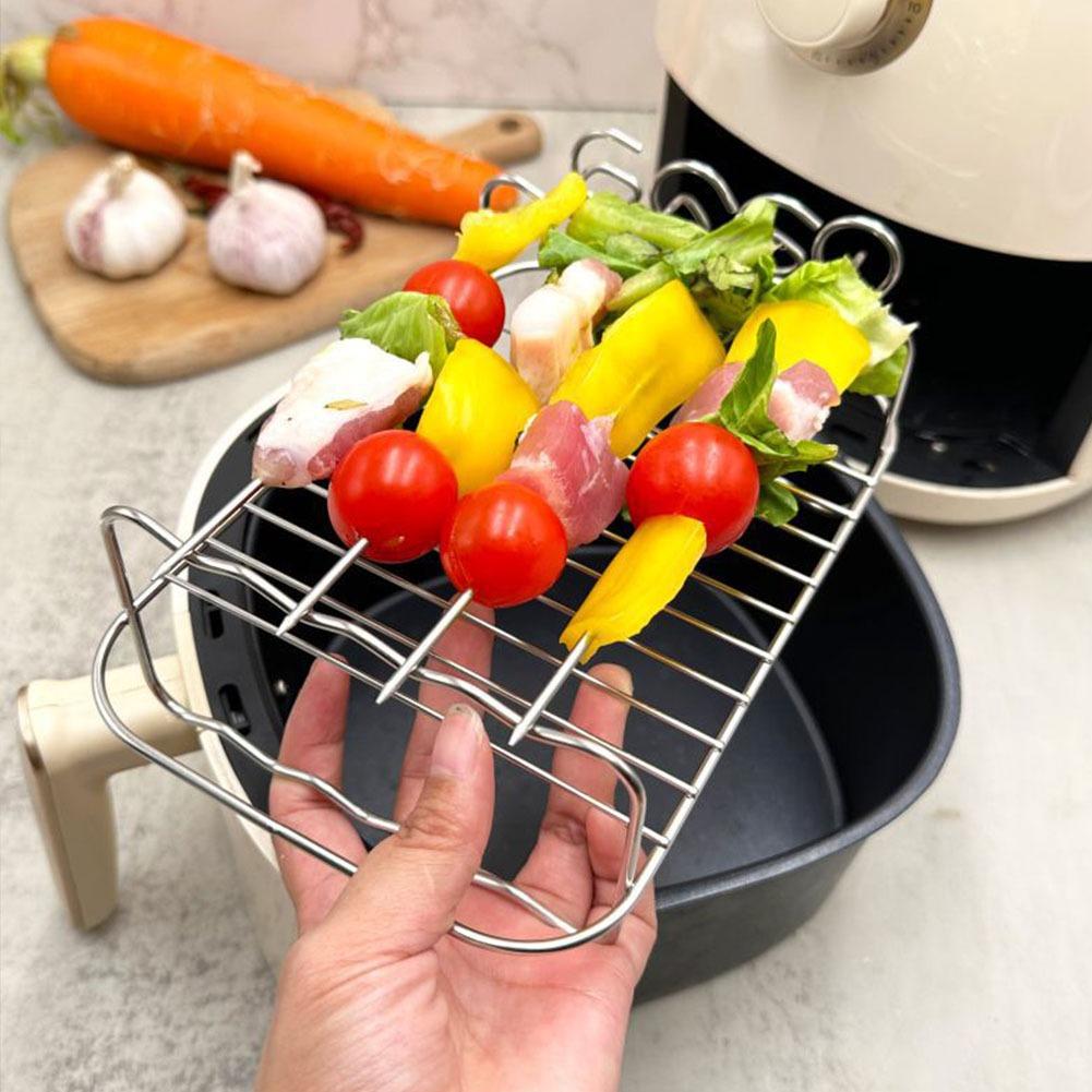 エアフライヤー スクエアグリル ステンレススチール、バーベキ - Commercial Kitchen Pans review and price
