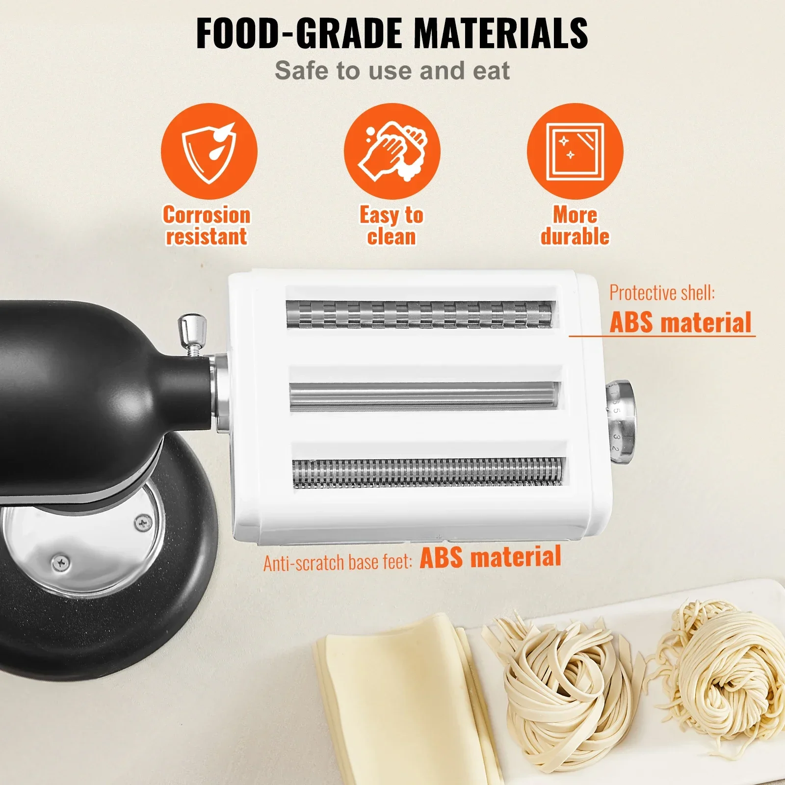 キッチン用3 in 1パスタメーカーアタッチメントセット,ス - Commercial Kitchenaid review and price