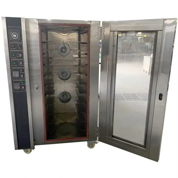 5段、8段、10段、12段の業務用回転式オーブン、ベーカリー - Rotary Bakery Oven review and price