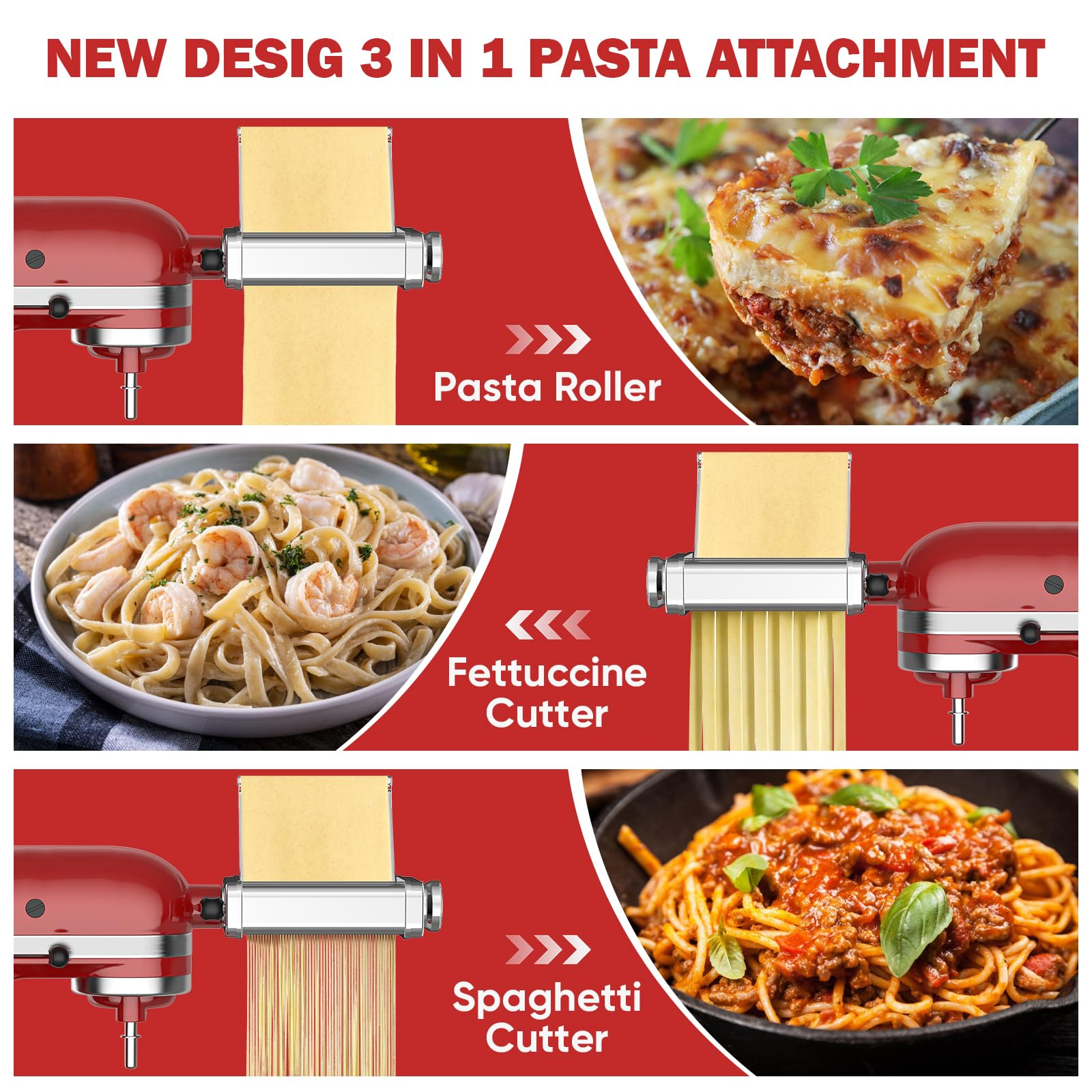 Gvode 3 in 1 パスタアタッチメント キッチンエイ - Commercial Kitchenaid review and price
