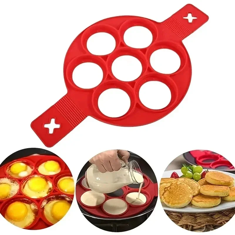 円形シリコンフライパン、朝食用パンケーキ型、DIYベーキング - Commercial Kitchen Pans review and price