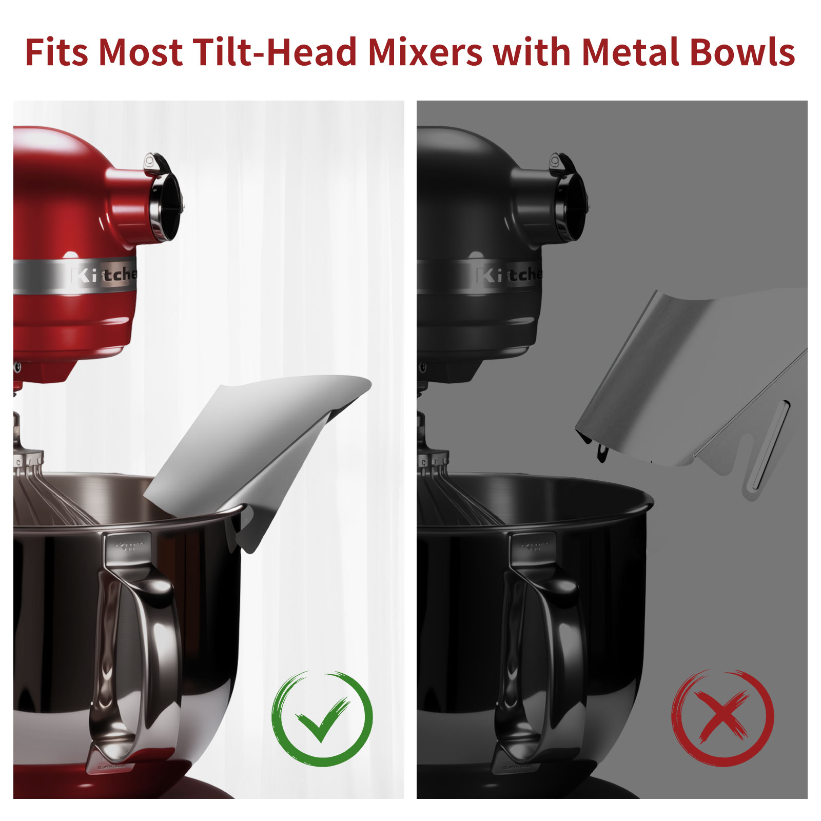 スタンドミキサー用ステンレススチール製ティッピングガード1個 - Commercial Kitchenaid review and price