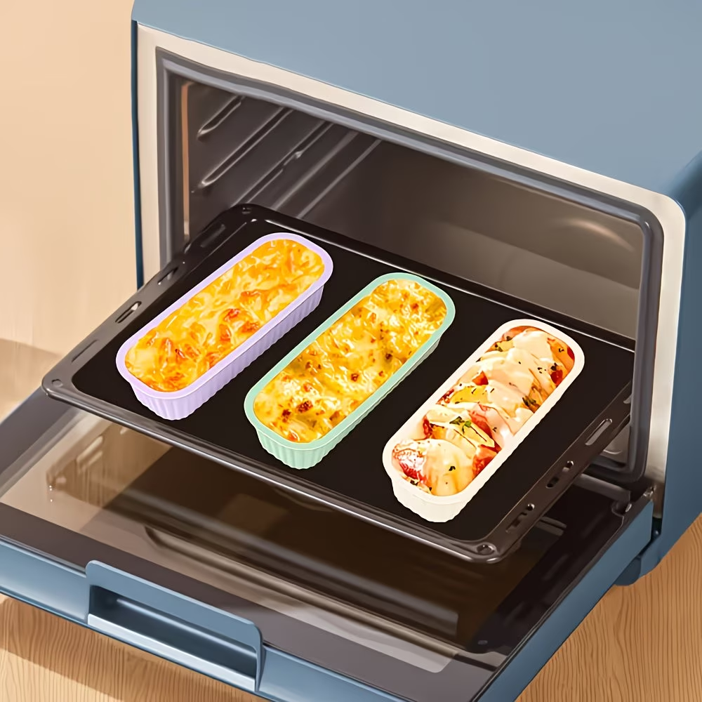 3個入り再利用可能なミニシリコンパン型、エアフライヤーやオー - Rotary Bakery Oven review and price