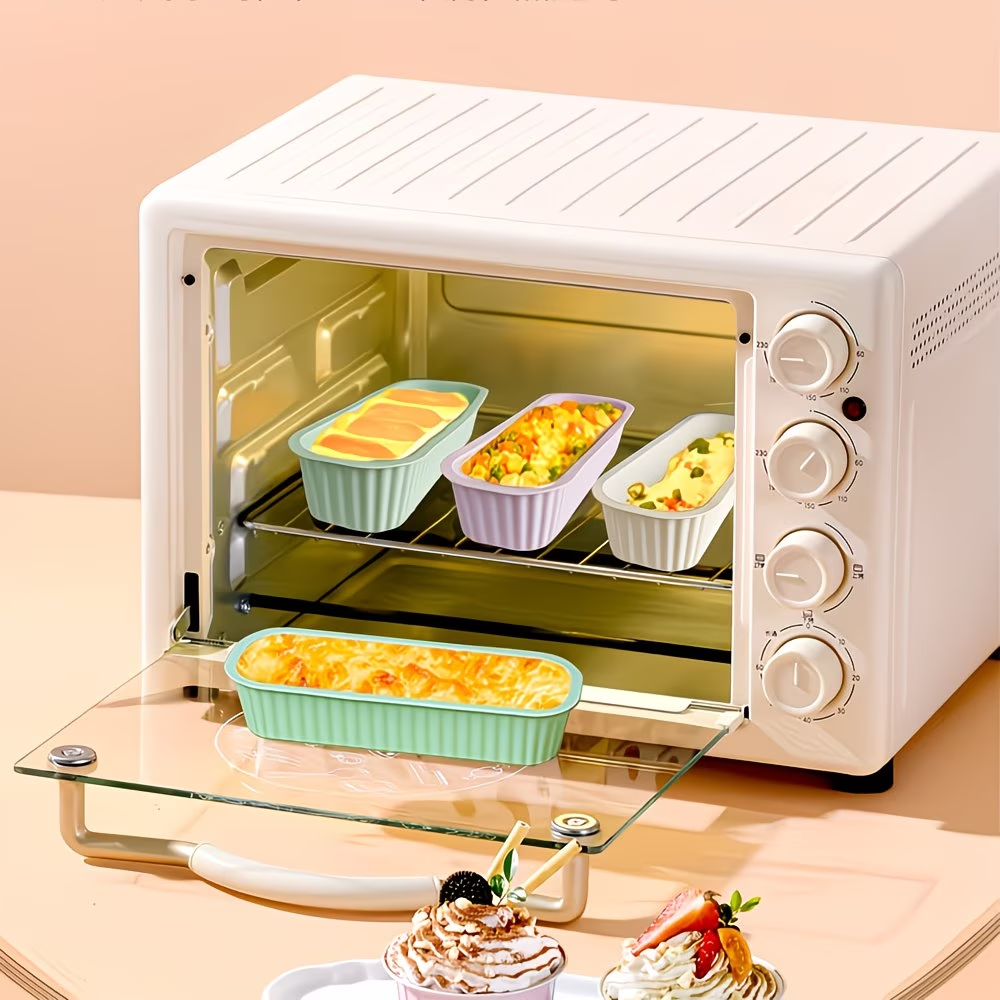 3個入り再利用可能なミニシリコンパン型、エアフライヤーやオー - Rotary Bakery Oven review and price
