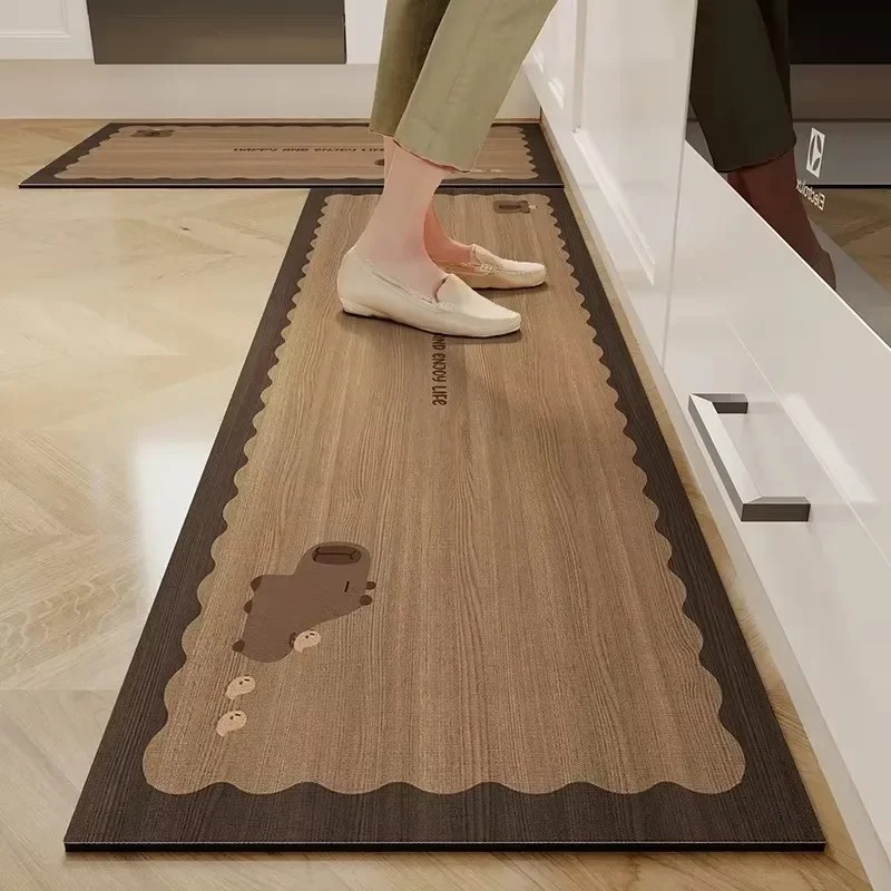 キッチンフロアマット防水ノンスリップビニールカーペットPVC - Commercial Kitchen Vinyl review and price