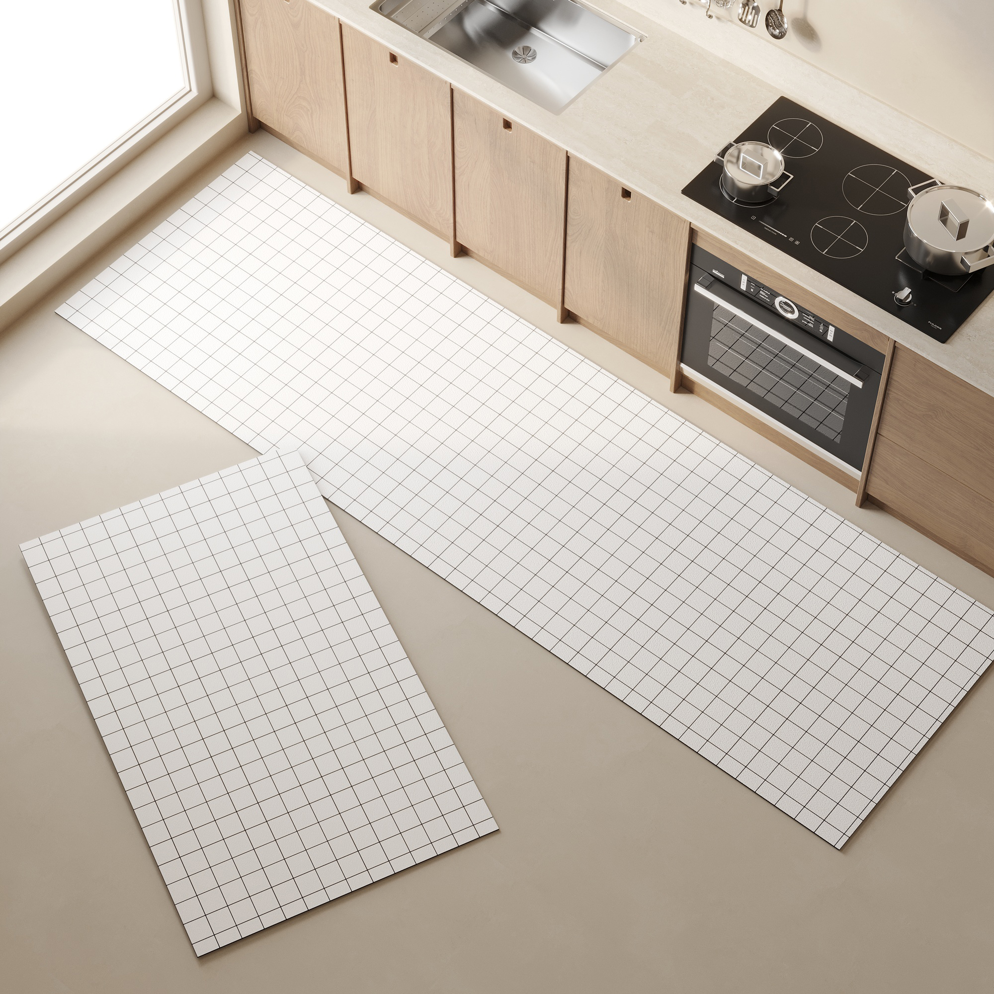 キッチンフロアマット PVC 防水 防油 滑り止め ビニール - Commercial Kitchen Vinyl review and price