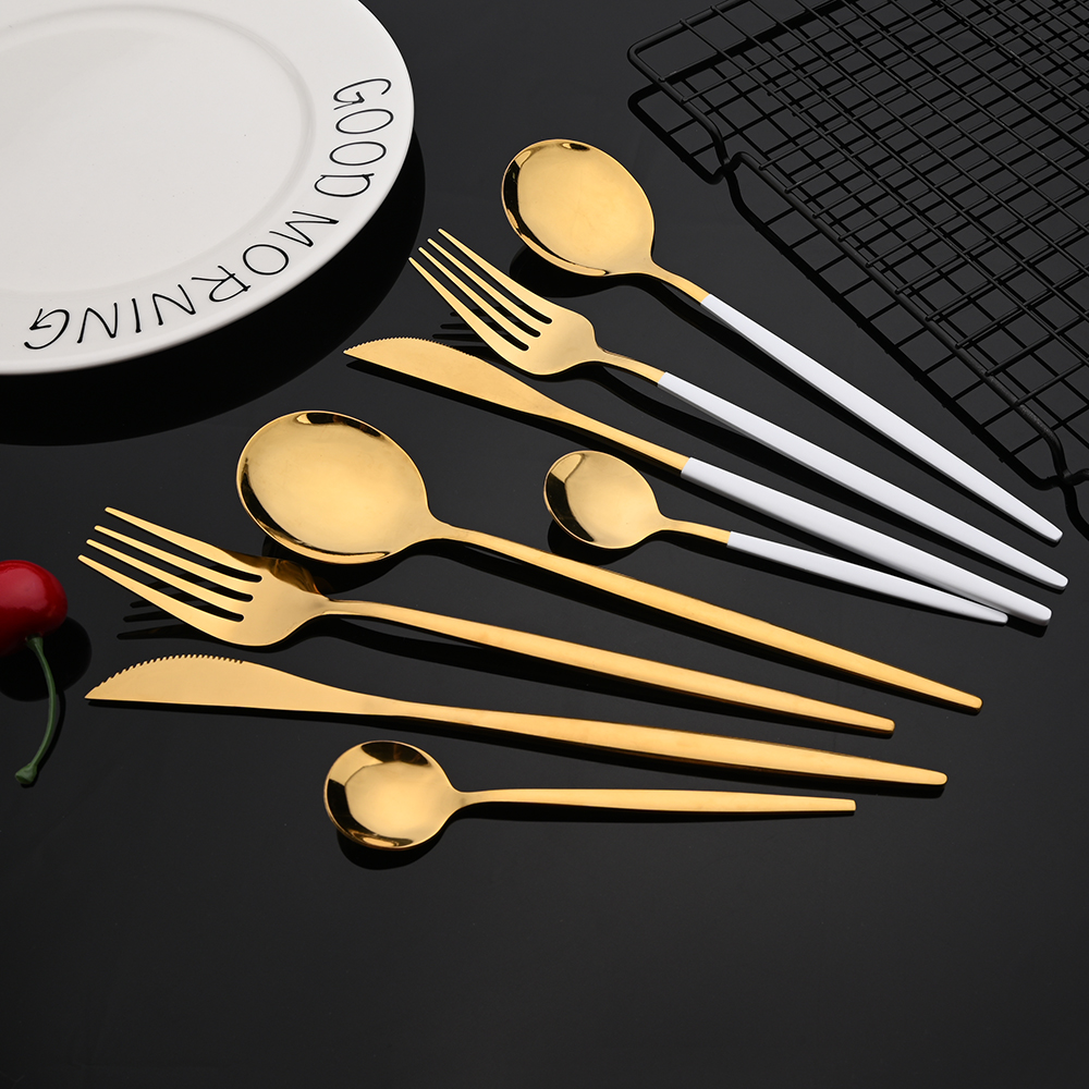 ステンレス鋼カトラリーセット,24個,さまざまな色,台所用品 - Commercial Kitchen Knife Set review and price