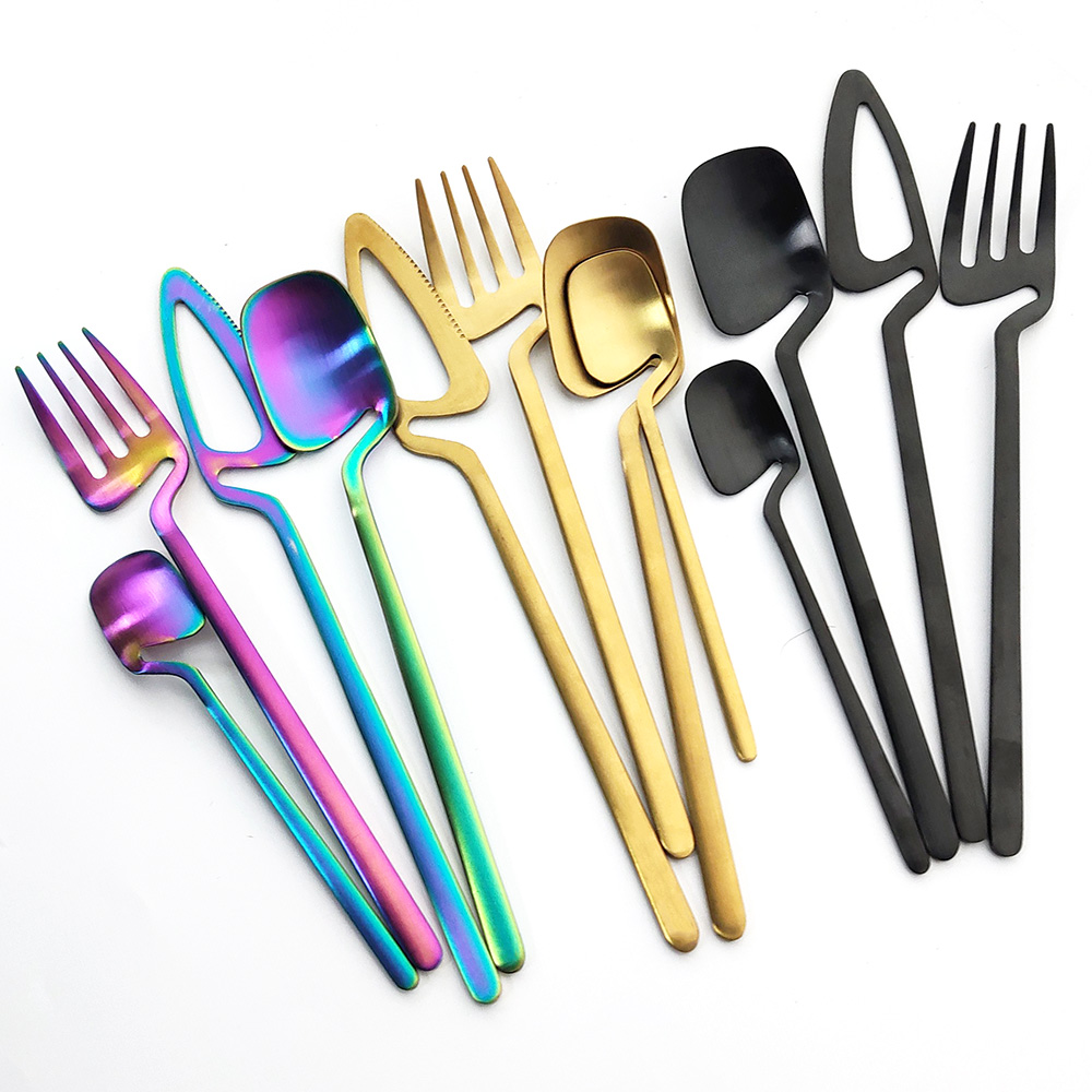 32 個ブラックマットカトラリーセット 304 ステンレス鋼 - Commercial Kitchen Knife Set review and price