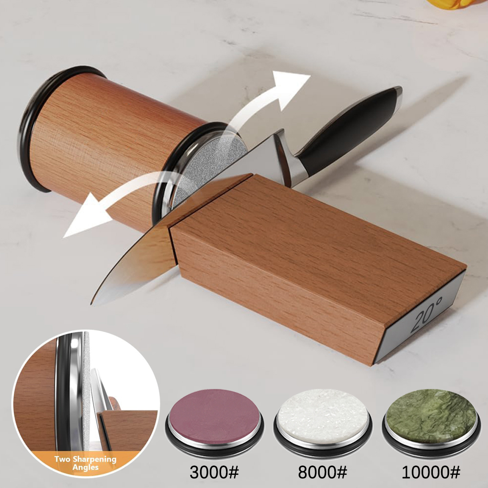 磁気ホルダー付きローリングナイフ研ぎ器、ダイヤモンド研ぎ石、 - Commercial Kitchen Knife Set review and price