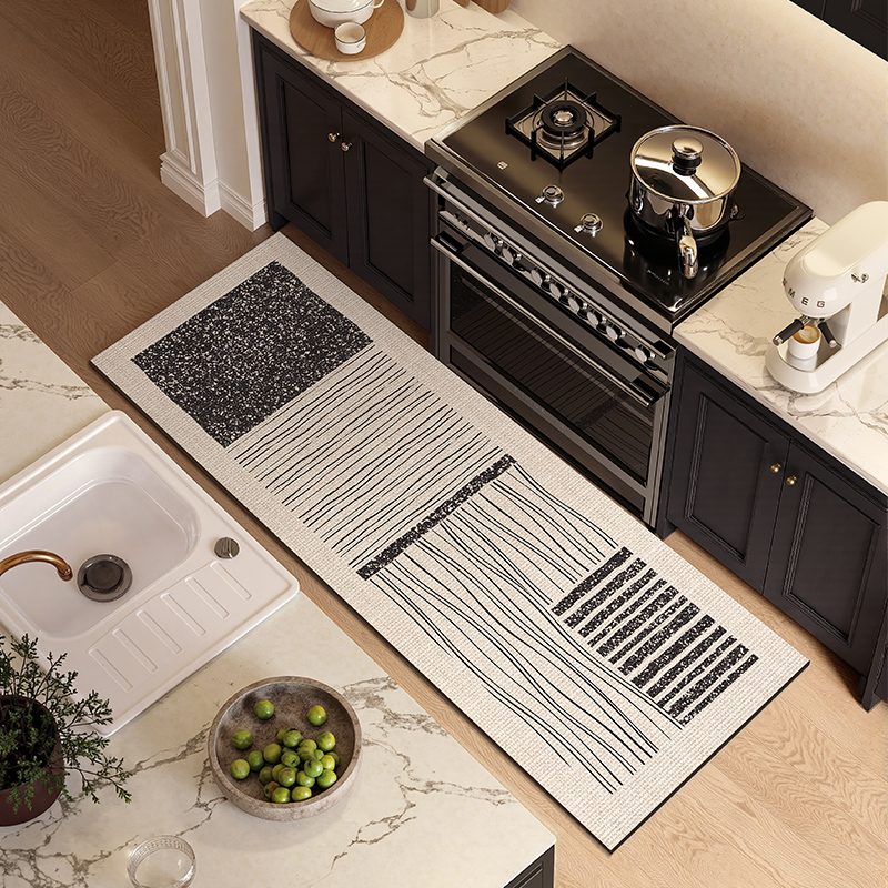 キッチンフロアマット滑り止め抗疲労カーペットPVCレザー防水 - Commercial Kitchen Vinyl review and price