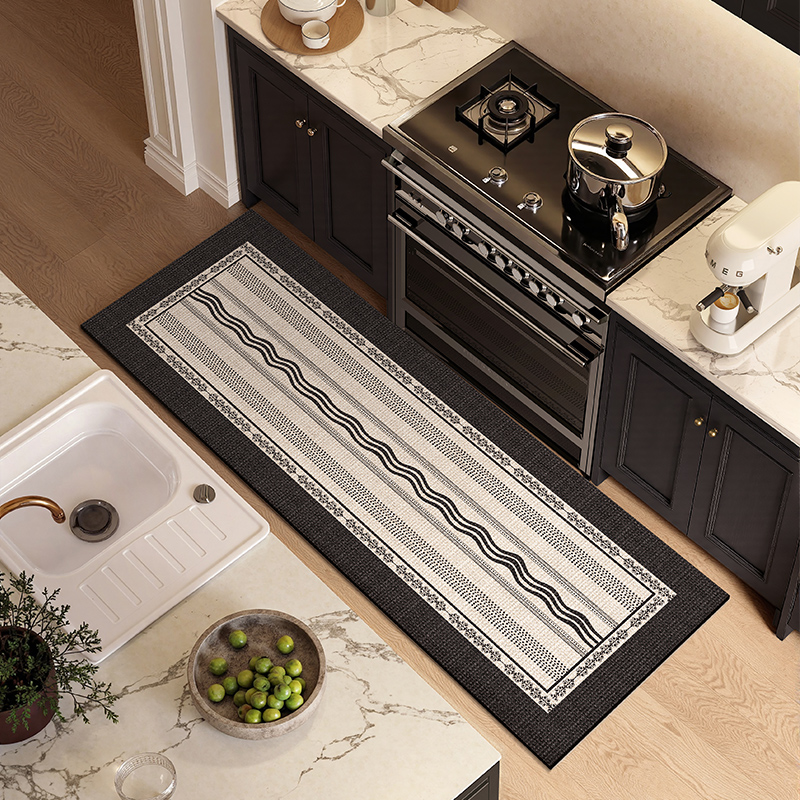 キッチンフロアマット滑り止め抗疲労カーペットPVCレザー防水 - Commercial Kitchen Vinyl review and price