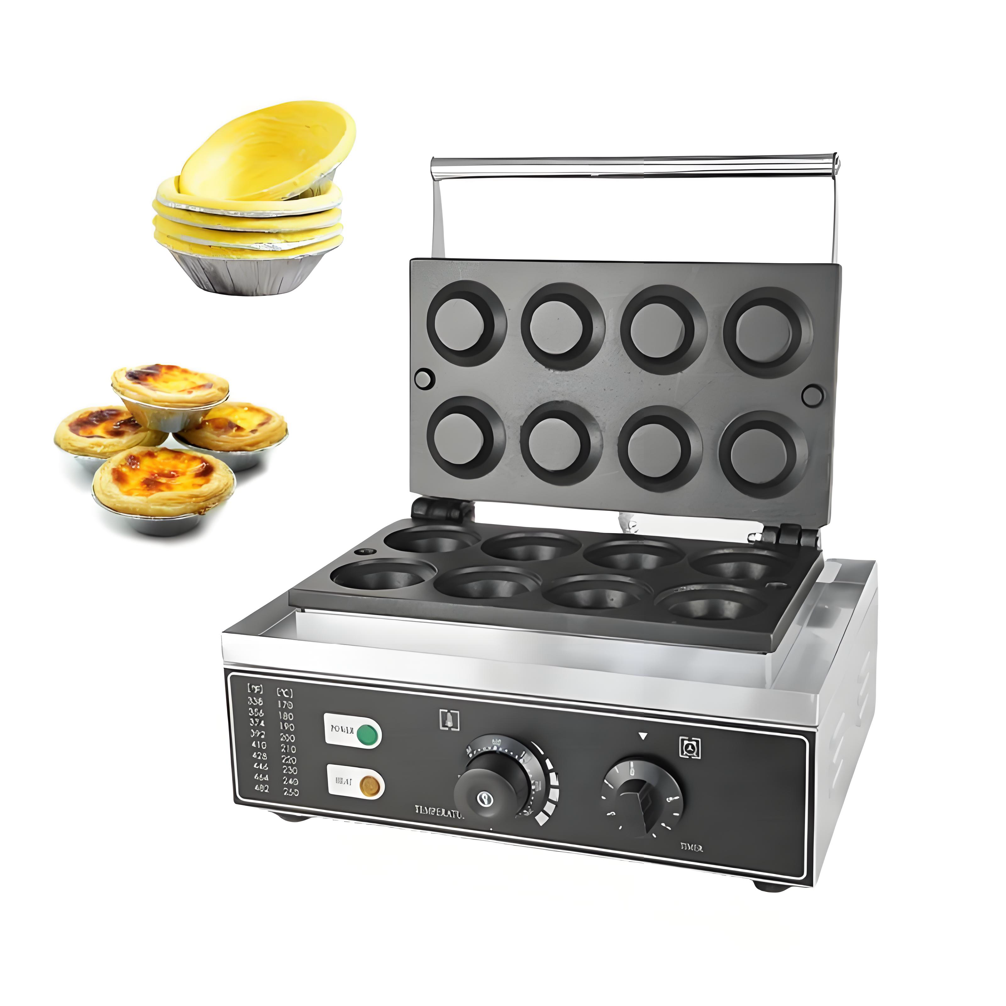 食品加工機器 220V 業務用 8グリッド小型タルトワッフル - Waffle Maker Commercial review and price